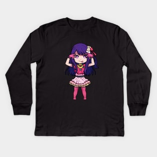 Oshi no Ko - Ai Chibi Kids Long Sleeve T-Shirt